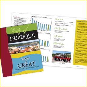 TDD Portfolio: City of Dubuque Annual Report 2006