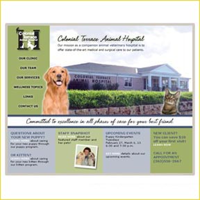 TDD Portfolio: Colonial Terrace Animal Hospital Web Site