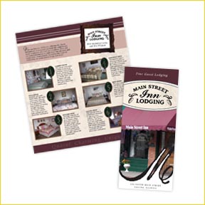 TDD Portfolio: Main Street Inn Brochure